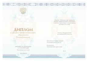 Диплом техникума 2014-2020 в Тюмени